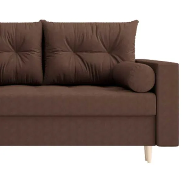 Canapea Space Meble Skandi Cosmic 800 (5596808) Catifea/ Brown photo 3