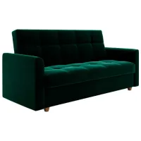 Диван Space Meble Lento Foam Itaka 10 (5596944) Бархат/ Тёмно-зелёный photo 2