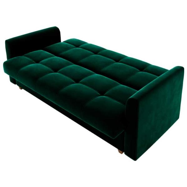 Диван Space Meble Lento Foam Itaka 10 (5596944) Бархат/ Тёмно-зелёный photo 3