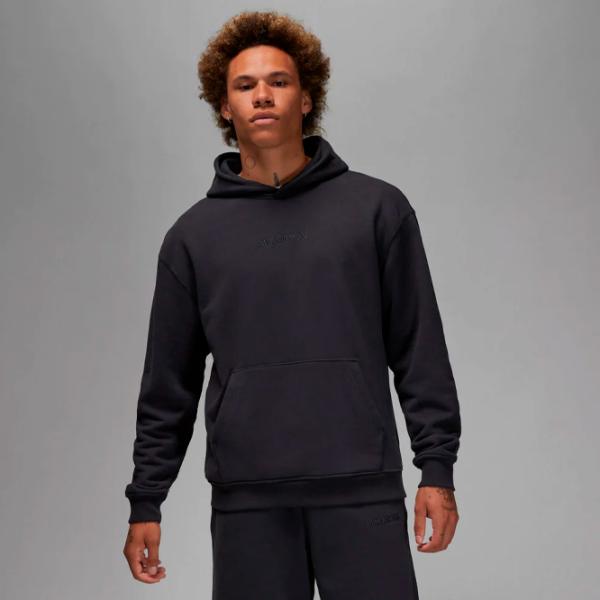 Hanorac pentru bărbați Nike Air Jordan Wordmark Fleece Drept/ Black photo 2