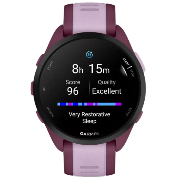 Ceas inteligent Garmin Forerunner 165 Music 1.2"/ 30.4 mm/ Violet - Pink/ 010-02863-33 photo 2