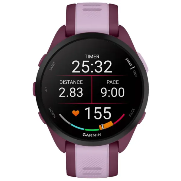 Ceas inteligent Garmin Forerunner 165 Music 1.2"/ 30.4 mm/ Violet - Pink/ 010-02863-33 photo 3