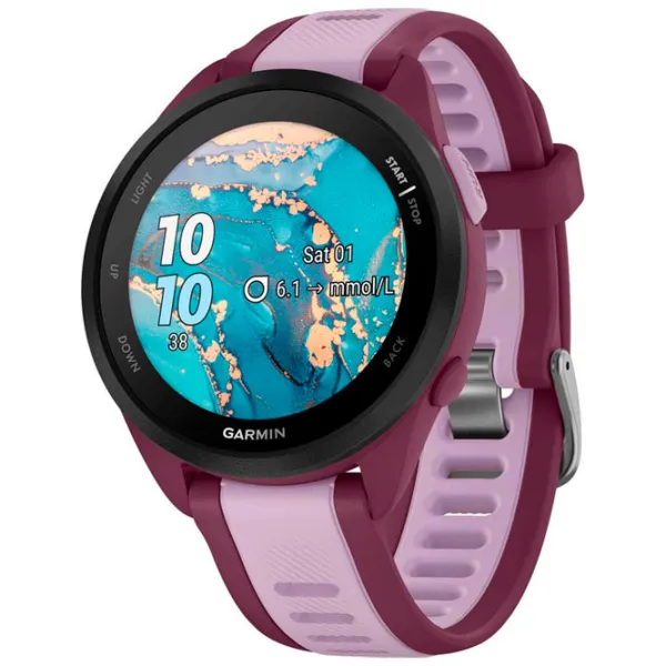 Ceas inteligent Garmin Forerunner 165 Music 1.2"/ 30.4 mm/ Violet - Pink/ 010-02863-33 photo 10