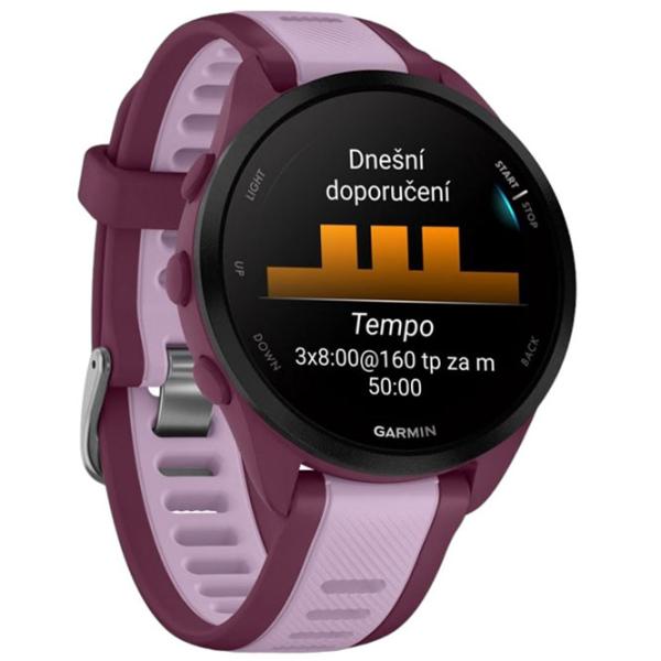 Ceas inteligent Garmin Forerunner 165 Music 1.2"/ 30.4 mm/ Violet - Pink/ 010-02863-33 photo 11