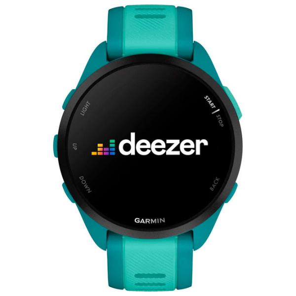 Ceas inteligent Garmin Forerunner 245 Music 1.2"/ 30.4 mm/ Turquoise - Turqouise/ 010-02863-32 photo 2