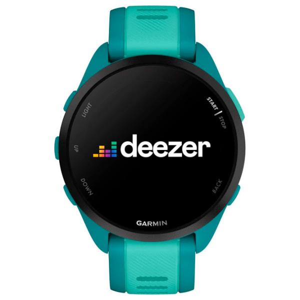 Ceas inteligent Garmin Forerunner 245 Music 1.2"/ 30.4 mm/ Turquoise - Turqouise/ 010-02863-32 photo 3