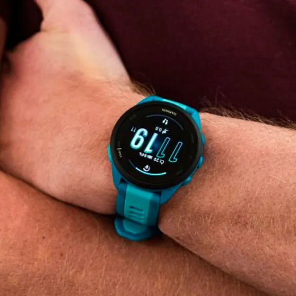 Ceas inteligent Garmin Forerunner 245 Music 1.2"/ 30.4 mm/ Turquoise - Turqouise/ 010-02863-32 photo 9