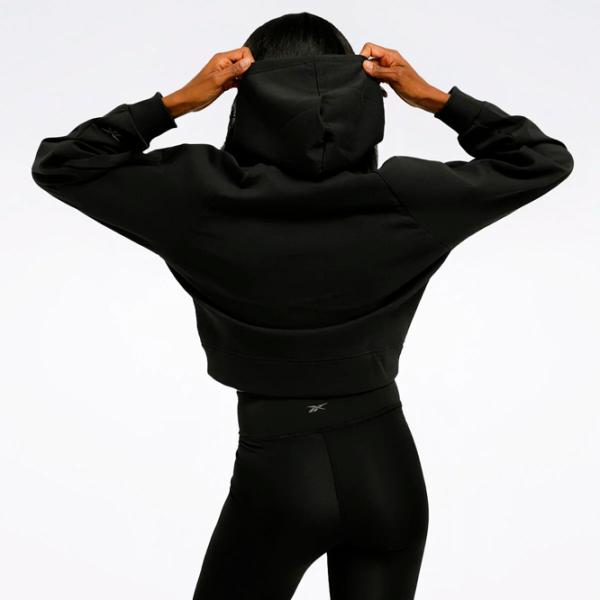 Толстовка для женщин Reebok TS DREAMBLEND CO M Черный photo 2