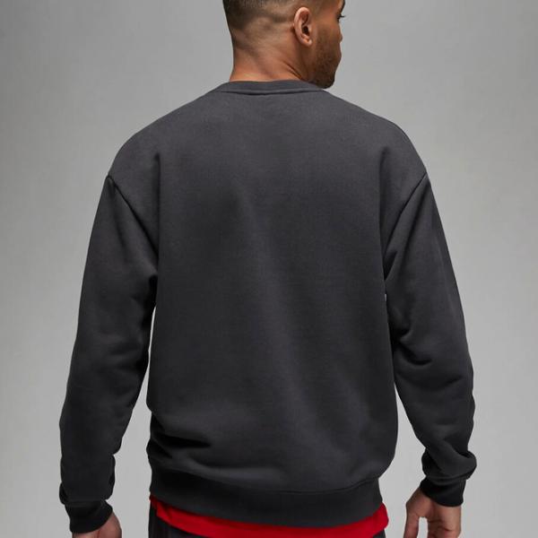 Hanorac pentru bărbați Nike Air Jordan Wordmark Fleece Crew Black photo 3