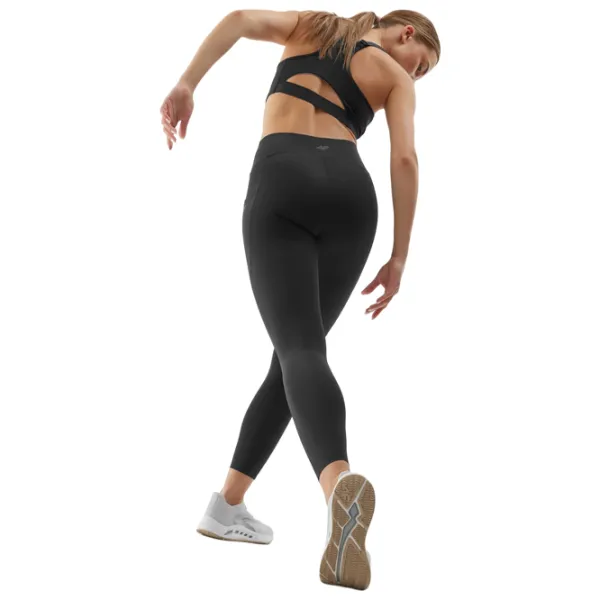 Colanți sport Pentru femei 4F 4FAW23TFTIF140 M/ Black photo 2