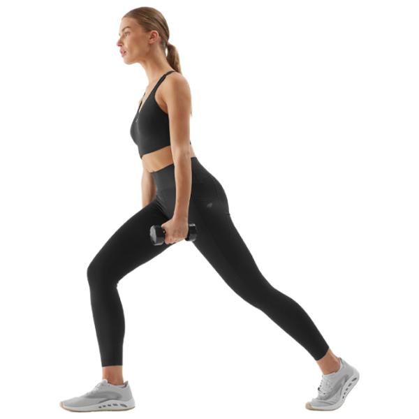 Colanți sport Pentru femei 4F 4FAW23TFTIF140 M/ Black photo 4