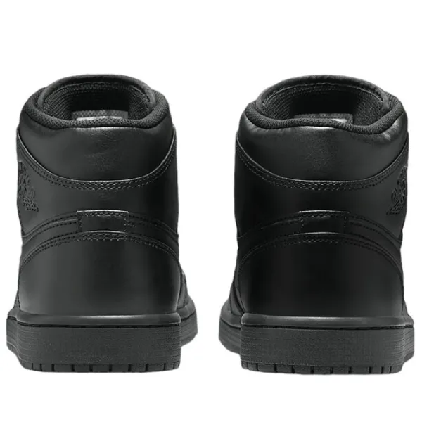 Ghete pentru bărbați Nike Air Jordan 1 Mid Black 44 / Black photo 5