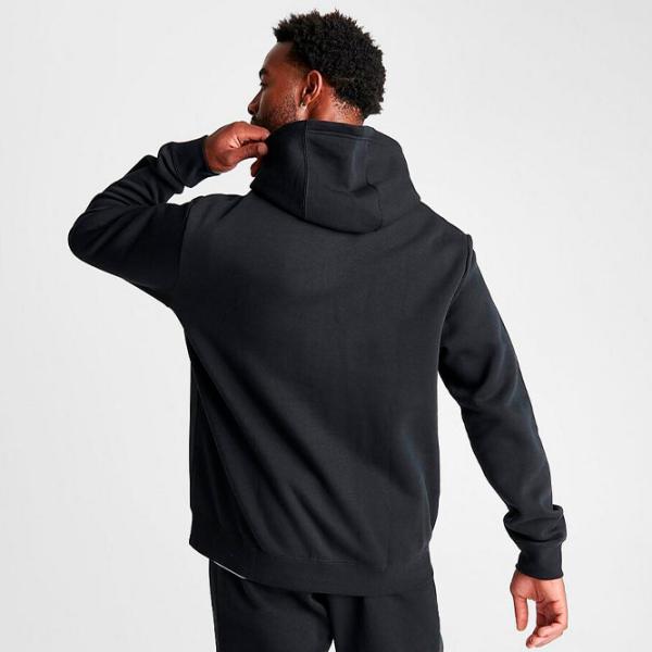 Hanorac pentru bărbați Nike Nsw Hybrid Flc Fz Drept/ Black photo 2