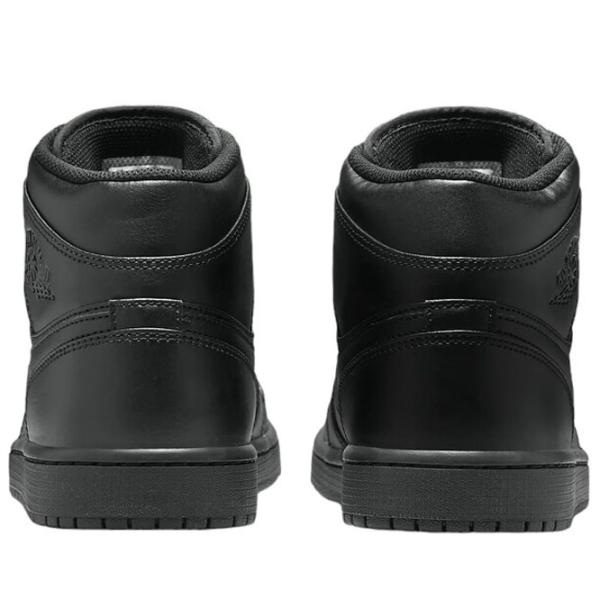 Ghete pentru bărbați Nike Air Jordan 1 Mid Black 45 / Black photo 5 Ghete pentru bărbați Nike Air Jordan 1 Mid Black 45 / Black photo 5