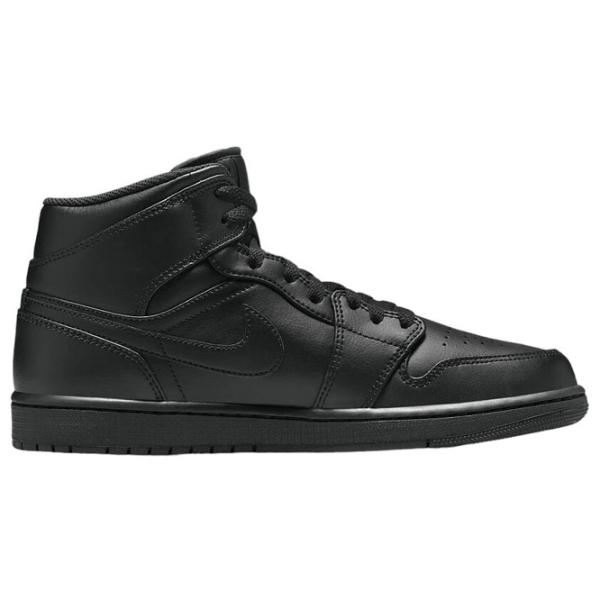 Ghete pentru bărbați Nike Air Jordan 1 Mid Black 45.5 / Black photo 3
