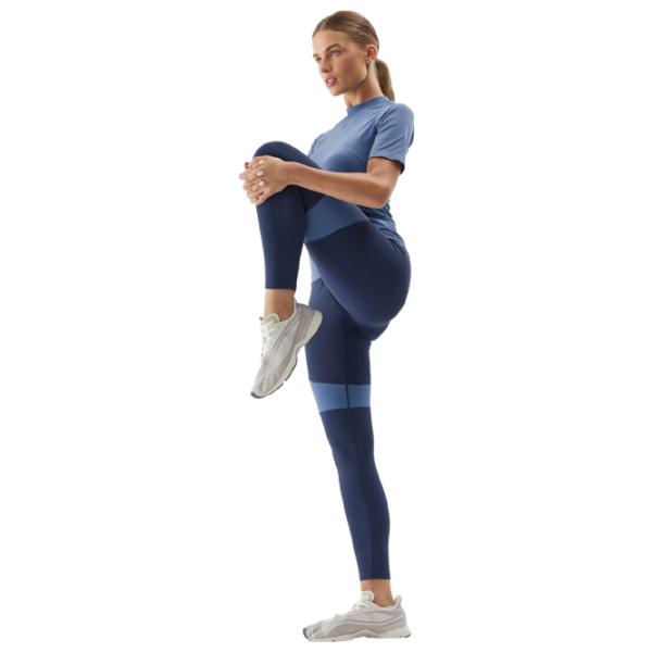 Тайтсы Для женщин 4F 4FAW23TFTIF137 L/ Navy Blue photo 4