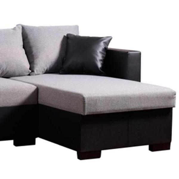 Canapea de colț Platan Karol 02 (5475563) Jacquard/ Black photo 3