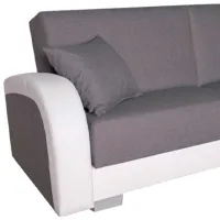 Canapea Platan Magda 96 (5475577) Piele artificială / White photo 2