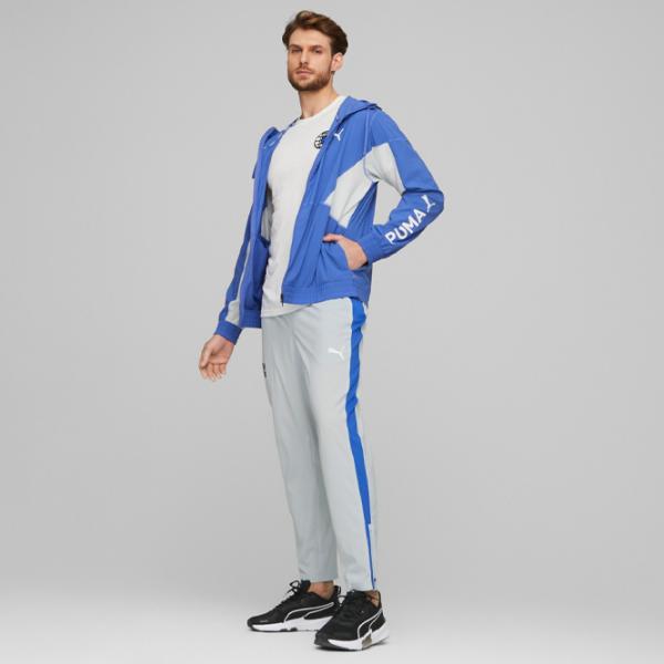 Hanorac pentru bărbați Puma Fit Woven Drept/ Blue photo 5