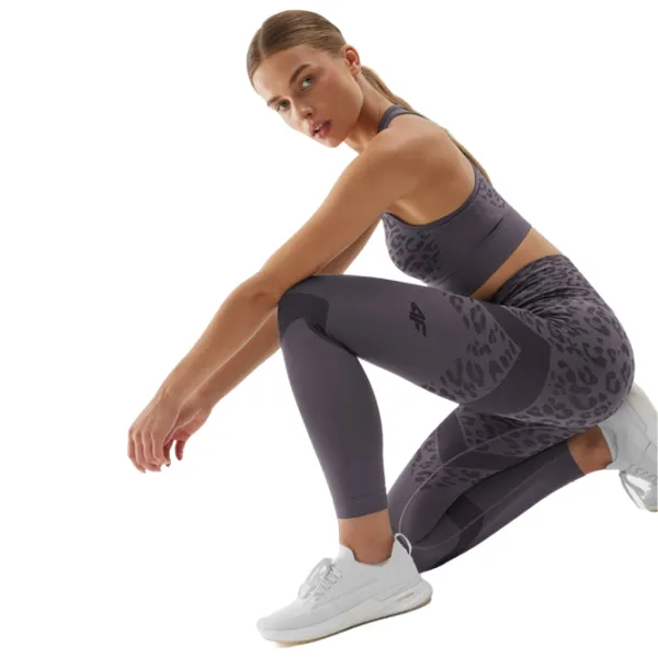 Тайтсы Для женщин 4F 4FAW23TFTIF138 M - L/ Серый photo 4