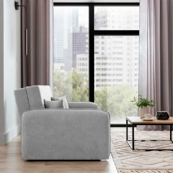 Canapea Eltap Laine Poco 03 (5645801) Stofă/ Light Gray photo 2