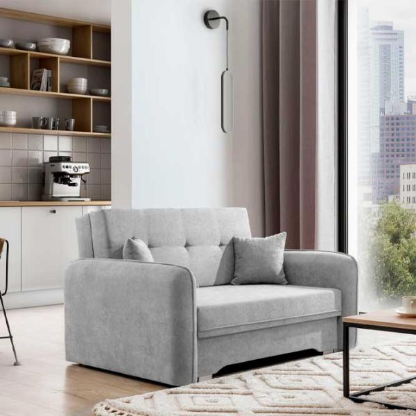 Canapea Eltap Laine Poco 03 (5645801) Stofă/ Light Gray photo 3