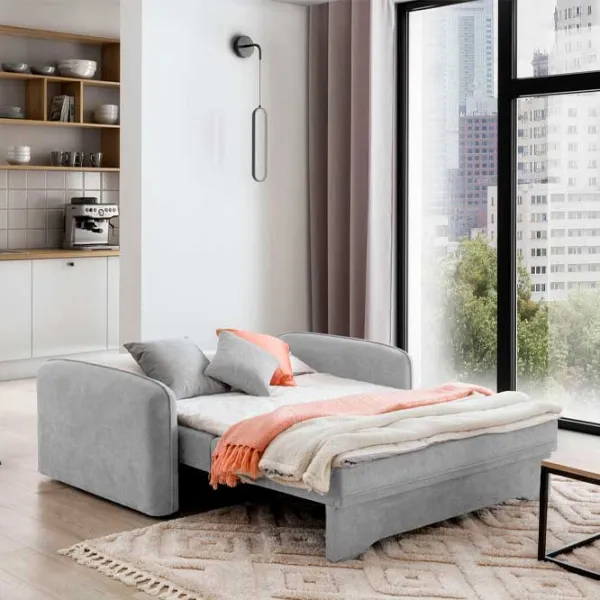 Canapea Eltap Laine Poco 03 (5645801) Stofă/ Light Gray photo 4