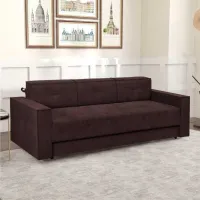Canapea Modern Lotos Royal (5701234) Velur/ Ciocolatiu photo 3