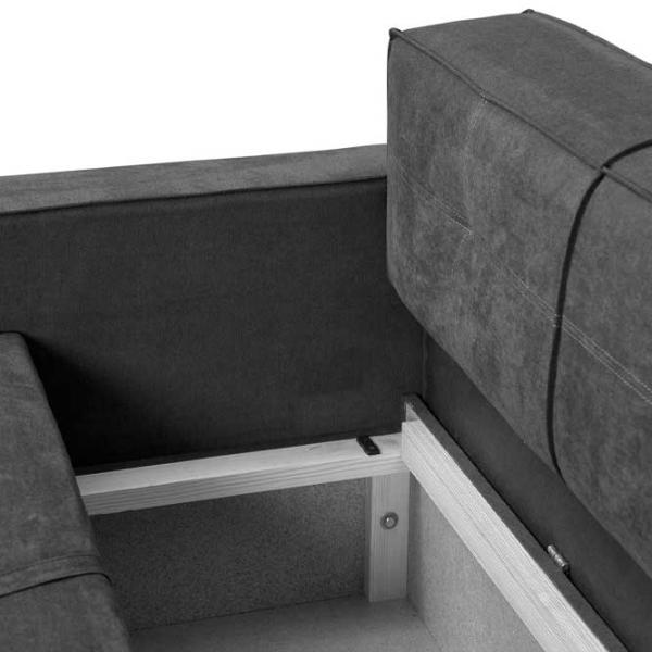 Canapea Modern Lotos Royal (5701234) Velur/ Ciocolatiu photo 5