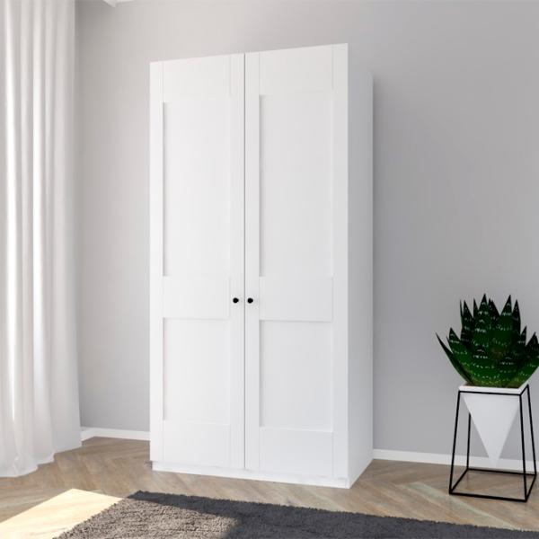 Шкаф Линейный Fabrik Home Mezzo 100 x 50см x 200 / ЛДСП / Белый ясень photo 3