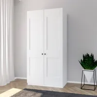 Dulap Linear Fabrik Home Mezzo 100 x 50 x 200 / PAL / Frasin alb photo 3