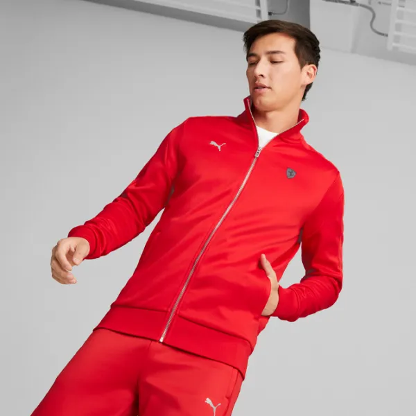 Hanorac pentru bărbați Puma Ferrari Style Mt7 Strâmt/ Red photo 3