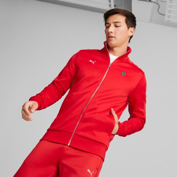 Hanorac pentru bărbați Puma Ferrari Style Mt7 Strâmt/ Red photo 3