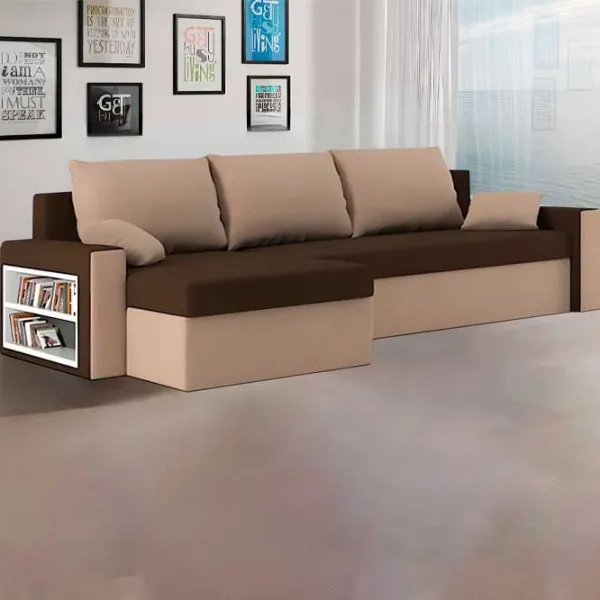Canapea de colț Magnifico Drive Foam Mikro 20/ 05 (5702267) Velur/ Brown photo 2