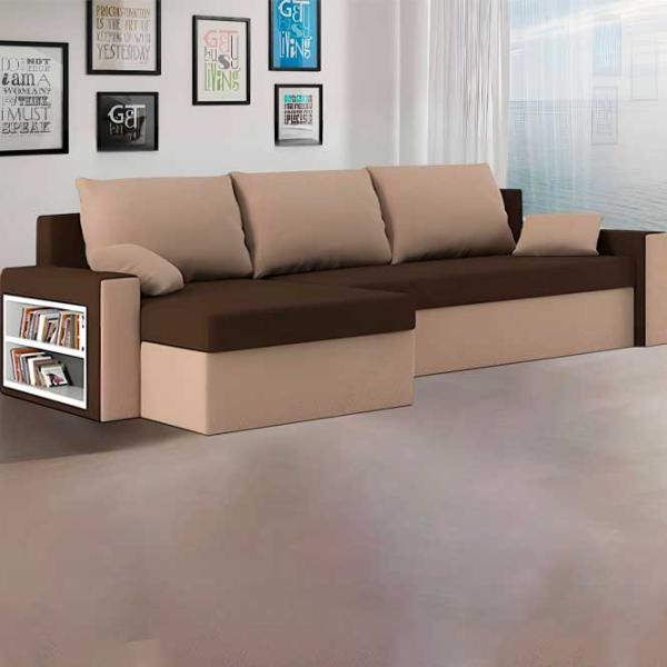 Canapea de colț Magnifico Drive Foam Mikro 20/ 05 (5702267) Velur/ Brown photo 2