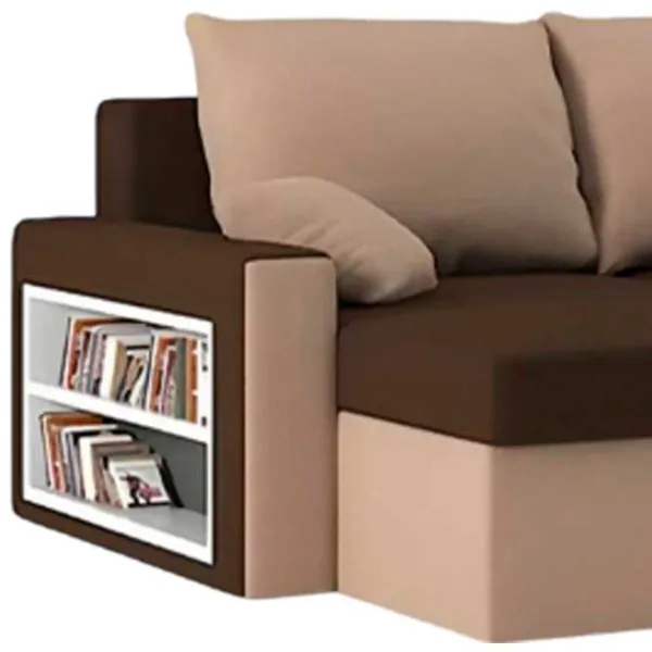 Canapea de colț Magnifico Drive Foam Mikro 20/ 05 (5702267) Velur/ Brown photo 4
