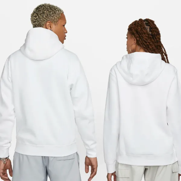 Hanorac pentru bărbați Nike Nsw Club Fz Bb Drept/ White photo 3