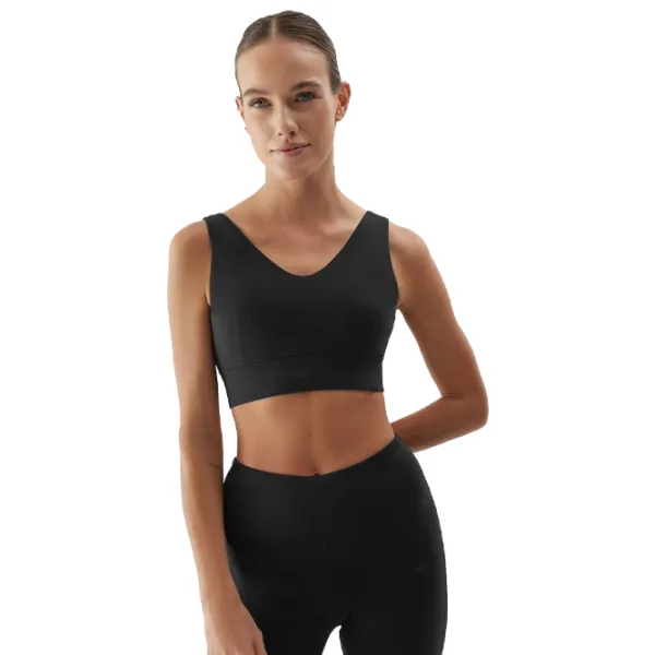 Bustieră pentru femei 4F 4FAW23USBAF080 Black photo 3 Bustieră pentru femei 4F 4FAW23USBAF080 Black photo 3