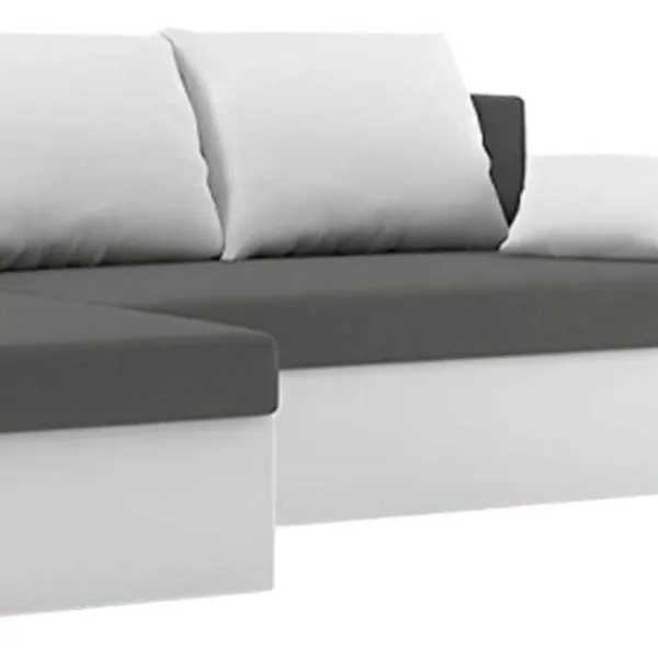 Canapea de colț Magnifico Zeus Foam Mikro 27/ 31 (5702277) Velur/ Gray photo 3