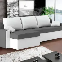 Canapea de colț Magnifico Zeus Foam Mikro 27/ 31 (5702277) Velur/ Gray photo 4