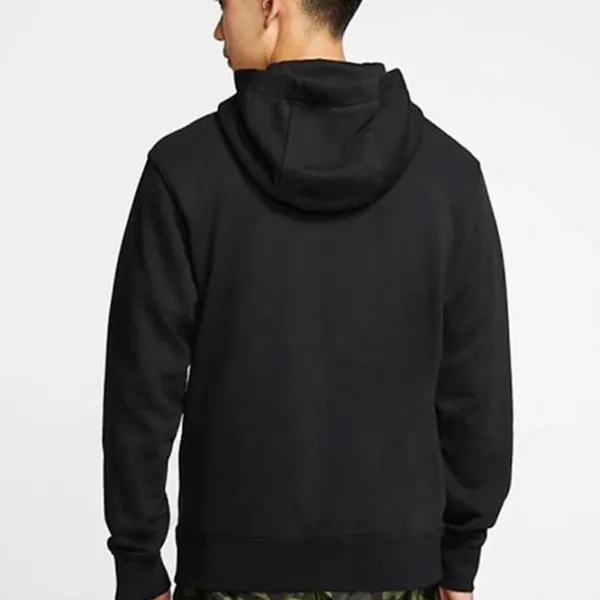 Толстовка для мужчин Nike Sportswear Club Full-Zip Прямой/ Черный photo 2 Толстовка для мужчин Nike Sportswear Club Full-Zip Прямой/ Черный photo 2