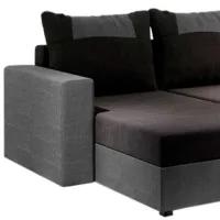 Диван Space Meble Star U Bis Sawana 14/ 21 (5596996) Ткань/ Черный photo 3