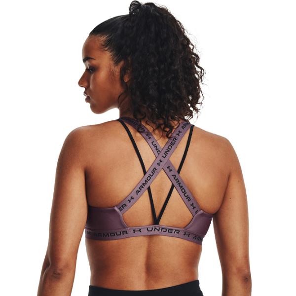 Bustieră pentru femei Under Armour Crossback Low-PPL Purple photo 4 Bustieră pentru femei Under Armour Crossback Low-PPL Purple photo 4