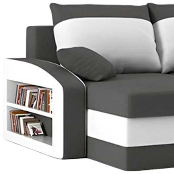 Canapea de colț Magnifico Hewlet Foam Shelf Left/ Pouffe Right Mikro 27/ 31 (5702278) Velur/ Gray photo 4 Canapea de colț Magnifico Hewlet Foam Shelf Left/ Pouffe Right Mikro 27/ 31 (5702278) Velur/ Gray photo 4