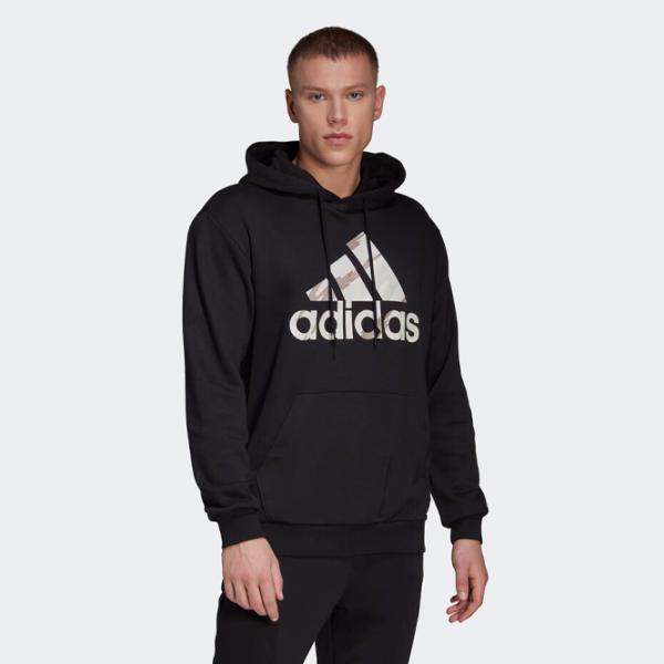 Hanorac pentru bărbați Adidas Essentials Camo Drept/ Black photo 2
