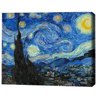 Картина по номерам BrushMe Ночь со звездами PGX4756FC 50 x 40 см/ Горизонтальная photo 3