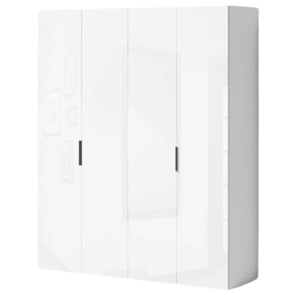 Dulap Linear Fabrik Home Hardy 180 x 55 x 220 / PAL / Alb luciu photo 2 Dulap Linear Fabrik Home Hardy 180 x 55 x 220 / PAL / Alb luciu photo 2