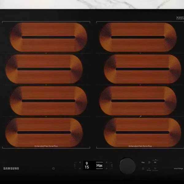 Plită încorporabilă cu inducție Samsung NZ64B7799FK/ WT Vitroceramică/ Black photo 8