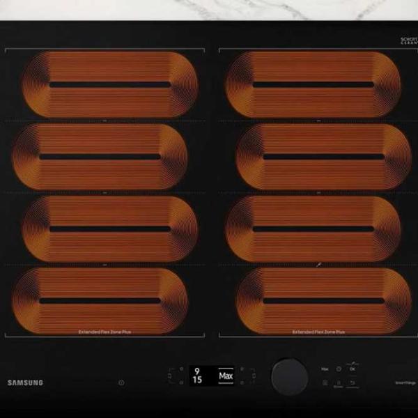 Plită încorporabilă cu inducție Samsung NZ64B7799FK/ WT Vitroceramică/ Black photo 8