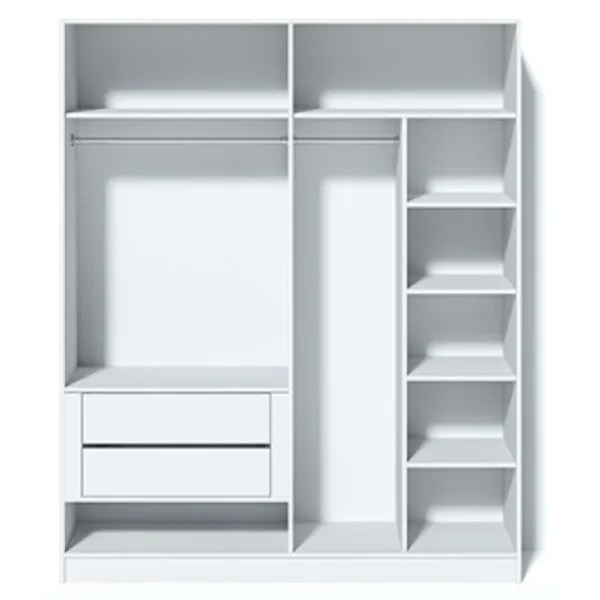 Dulap Linear Fabrik Home Hardy 180 x 55 x 220 / PAL / Gray photo 3 Dulap Linear Fabrik Home Hardy 180 x 55 x 220 / PAL / Gray photo 3
